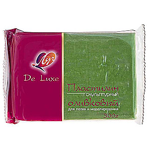 De Luxe Sculpting Clay, 300g Olive Color