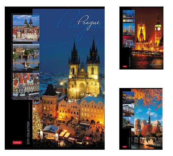 96-leheline vihik A4 reaga - City Collection