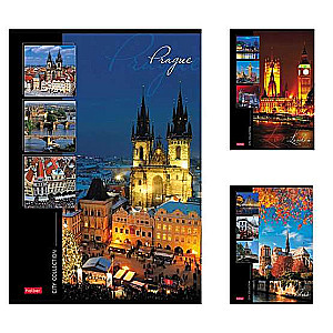 96 lapų A4 sąsiuvinis - City Collection