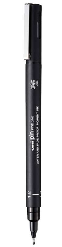 Marker - UNI PIN-1.2, czarny