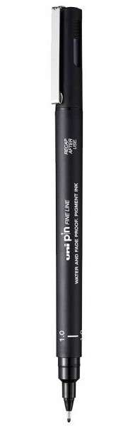 Marker - UNI PIN- 1.0, czarny