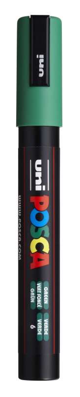 Marķieris - UNI Posca PC-5M, zaļš