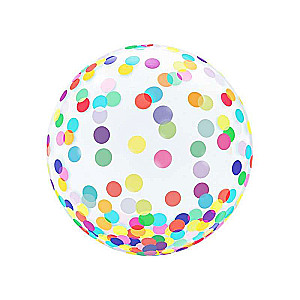 Foolium-balloon 18Konfetti (värviline)