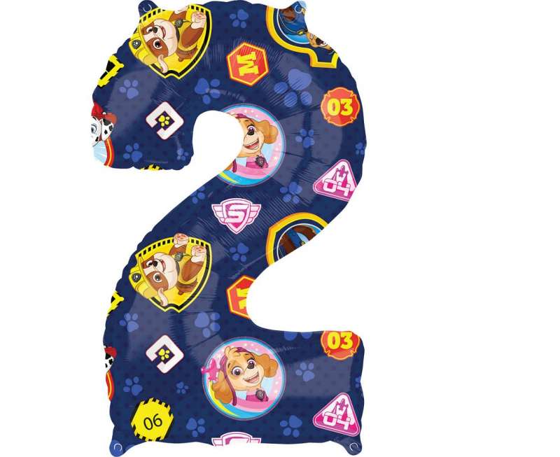 Fooliumist õhupall 66cm Nr.2 Paw Patrol sinine
