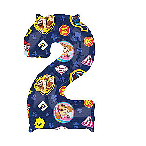Folijinis balionas 66cm Nr.2 Paw Patrol mėlynas