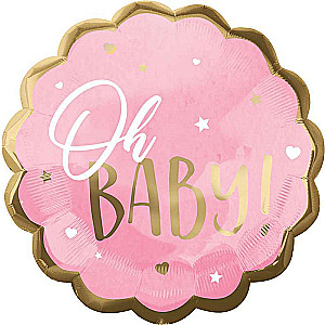 Folijinis balionas JUMBO 55x55cm Baby Girl