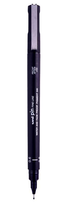 Marker - UNI PIN-200 0.6mm, czarny