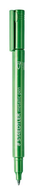 Marķieris STAEDTLER 1-2mm Metālisks - zaļš