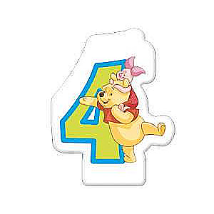 Svečs kūkai Disney "Vinnijs Pūks 4"