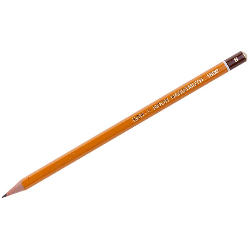 Ołówek czarno-grafitowy 1500 B KOH-I-NOOR