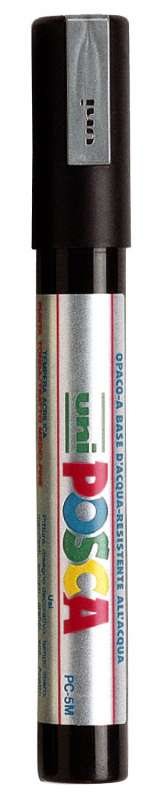 UNI Posca PC-5M Marker Silver