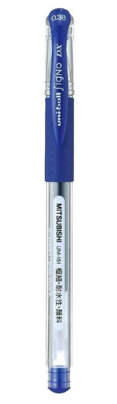 Długopis UNI UM-151 Signo DX (0.4/0.38) niebieski