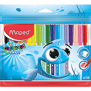 MAPED Ocean Markers, 18 colors