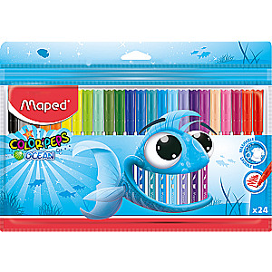 MAPED Ocean flomasteriai, 24 spalvos