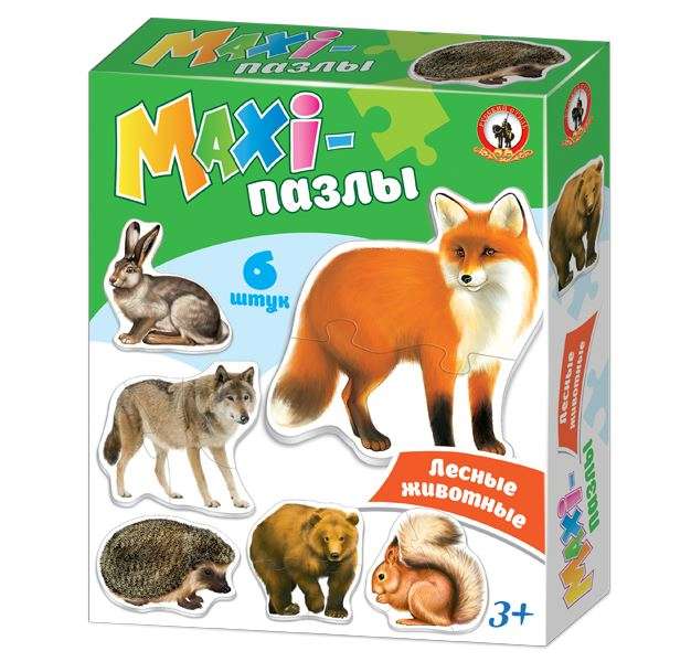 MAXI-pazles - Meža dzīvnieki