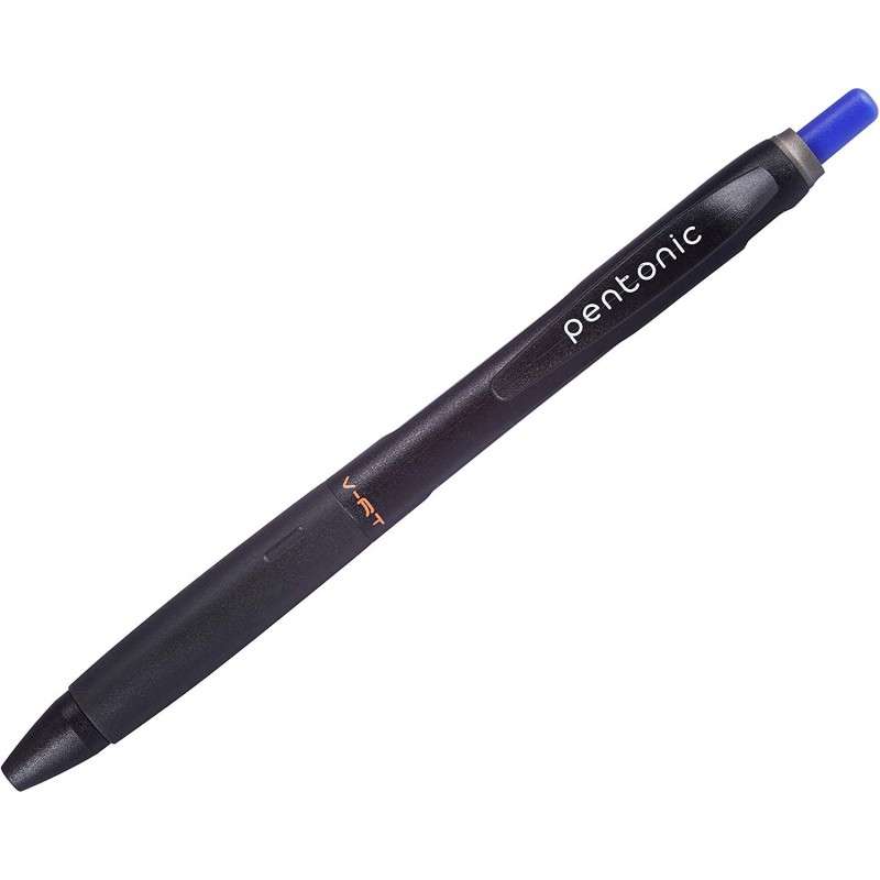 Pędzel kulkowy automatyczny niebieski 0,3mm LINC Pentonic V-RT