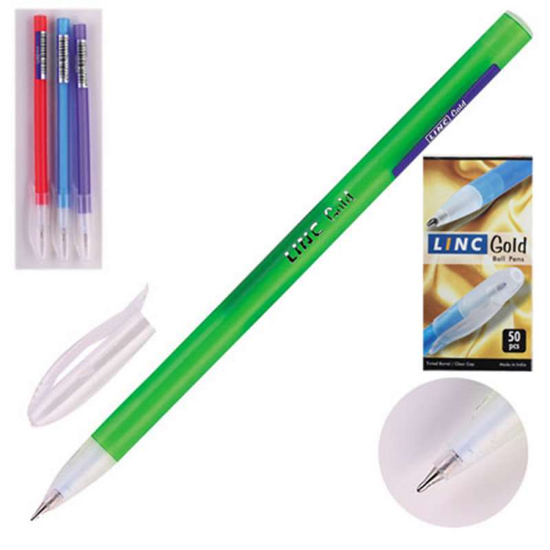 Kugelschreiber Linc Gold / Blaue Tinte