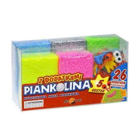 Children's Modeling Clay, 5 Colors + 26 Pieces