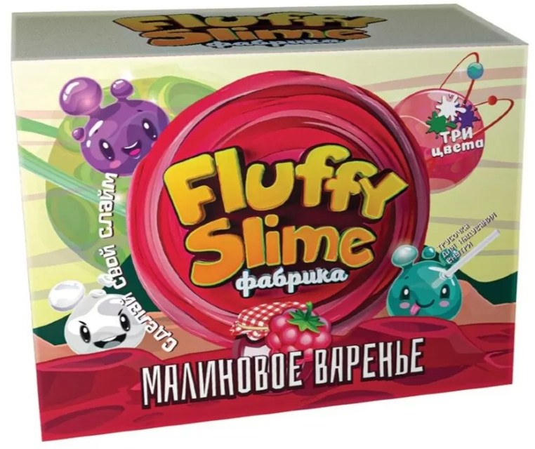 Fluffy Slime Fabrik. Himbeermarmelade