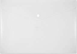 A4 Envelope Folder with Button, White