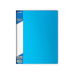 Folder A4 z plikami, niebieska