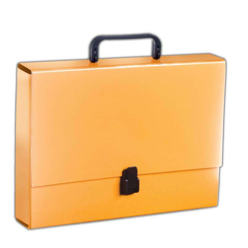 A4 orange Aktentasche