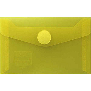 Envelope folder with Velcro HFP 906 65 x 100mm yellow