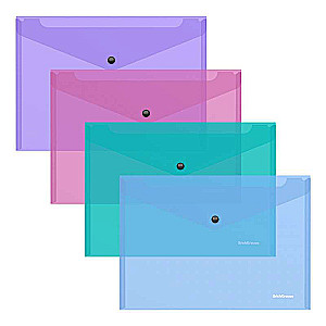 Plastikmappe mit Knopf ErichKrause Glossy Vivid