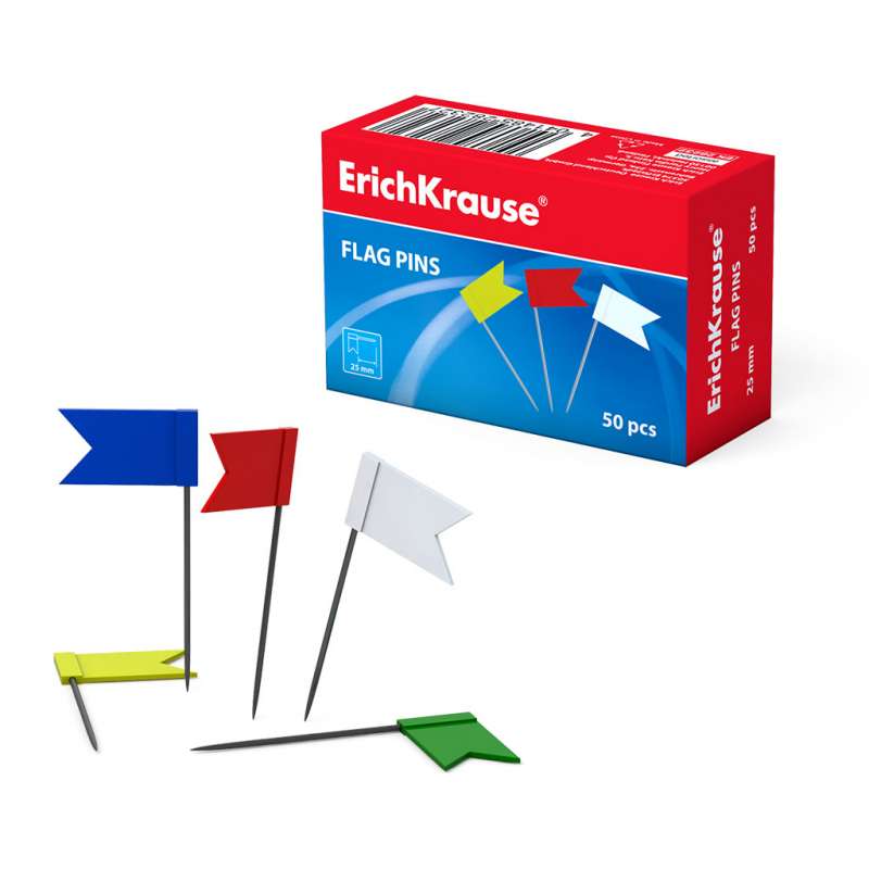 Флажки ErichKrause цветные