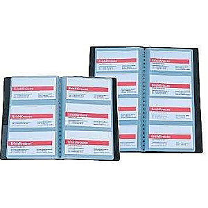 Business card holder for 96 cards