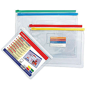 PVC Zip-Beutel ErichKrause® Zip Pocket, B5, transparent