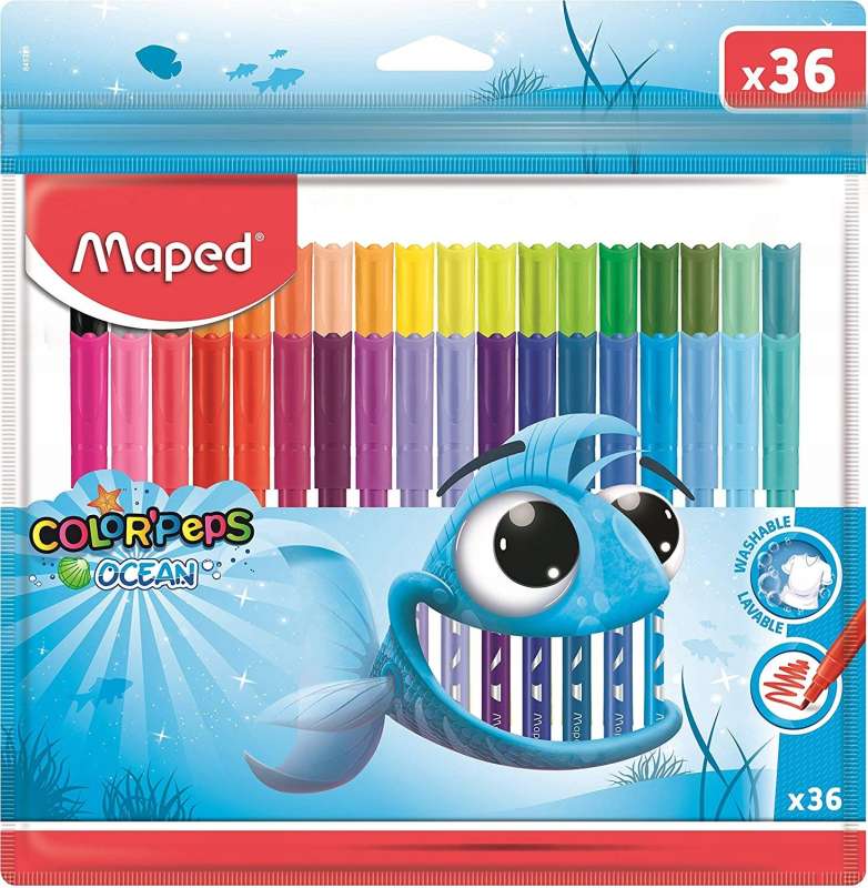Flomāsteri MAPED Color`Peps Ocean 36 krāsas