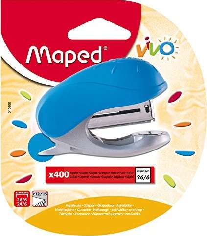 Segiklis MAPED Vivo N10, 15 lapų, blisteris + segtukai