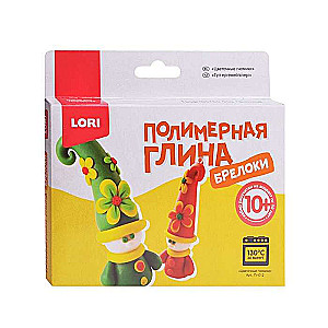 Polimēru māls - Atslēgu piekari. Ziedu rūķīši