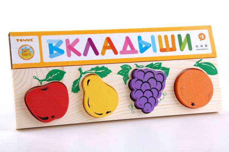 Ievietojamā dēļa - Tomiks. Augļi