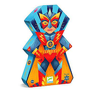 Puzzle sylwetkowe Superbohater 36 elementów