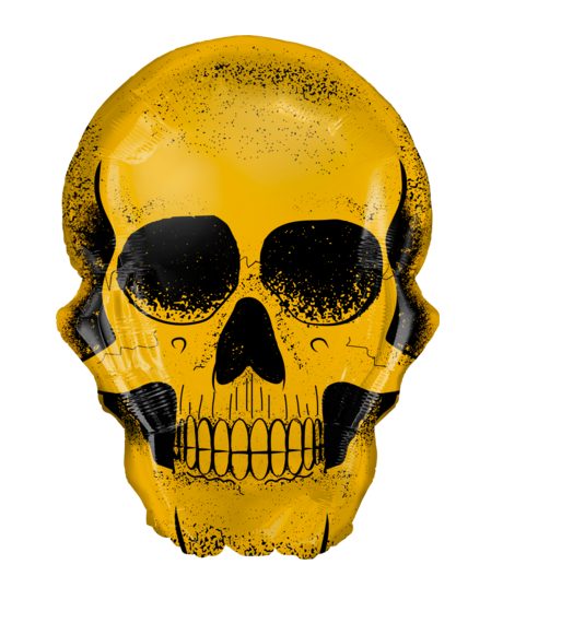 Pall - Halloween Kuldskeull, 91cm