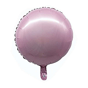 Fooliumist õhupall 18 Round roosa, 34cm
