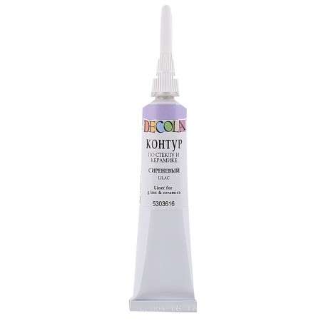 DECOLA Glass and Ceramic Outline Violet 18ml Tube