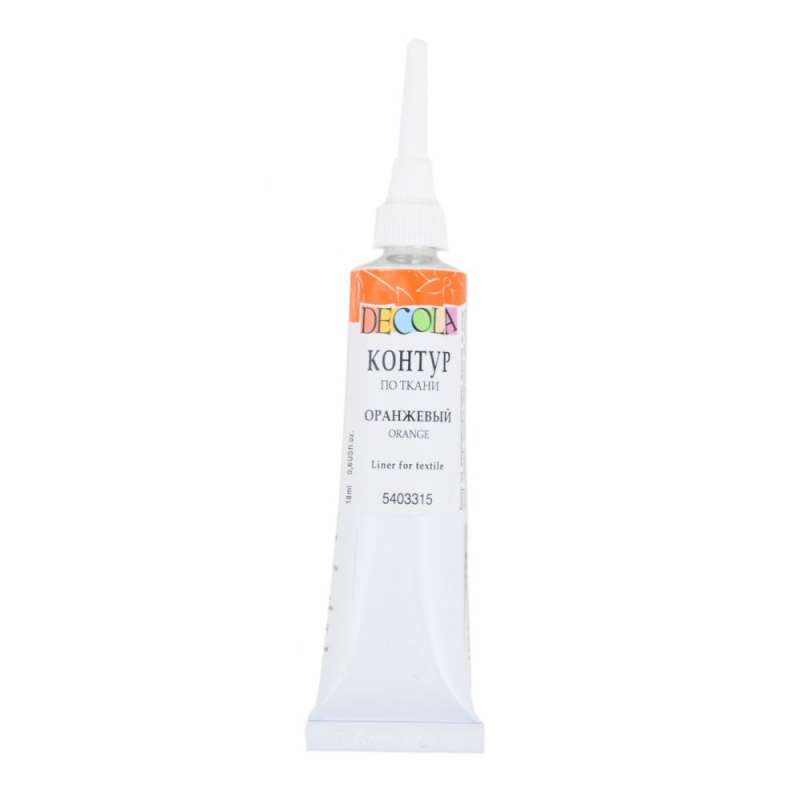Decola Fabric Contour Orange Tube 18ml