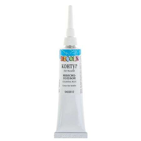 Decola Fabric Outline Sky Blue Tube 18ml