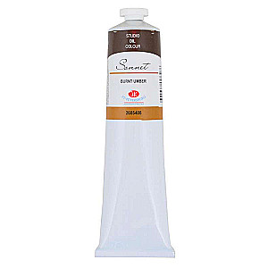 Farba olejna - 120 ml. Umber przypalany