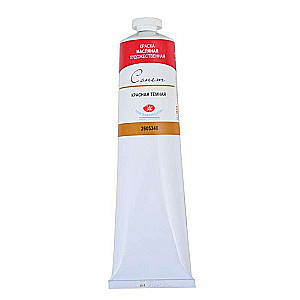 Farba olejna - 120ml. Czerwony ciemny