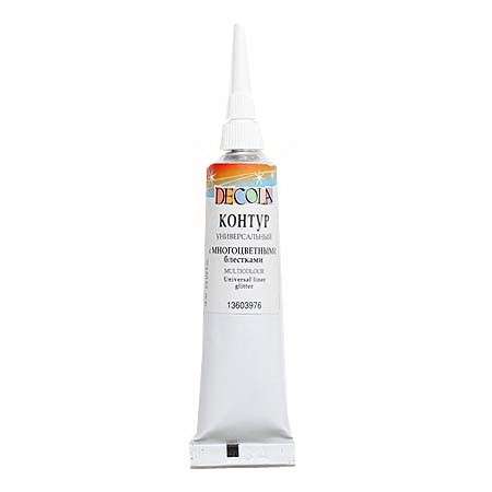 Universeller Kontur DECOLA farbige Glitzer, Tube 18ml