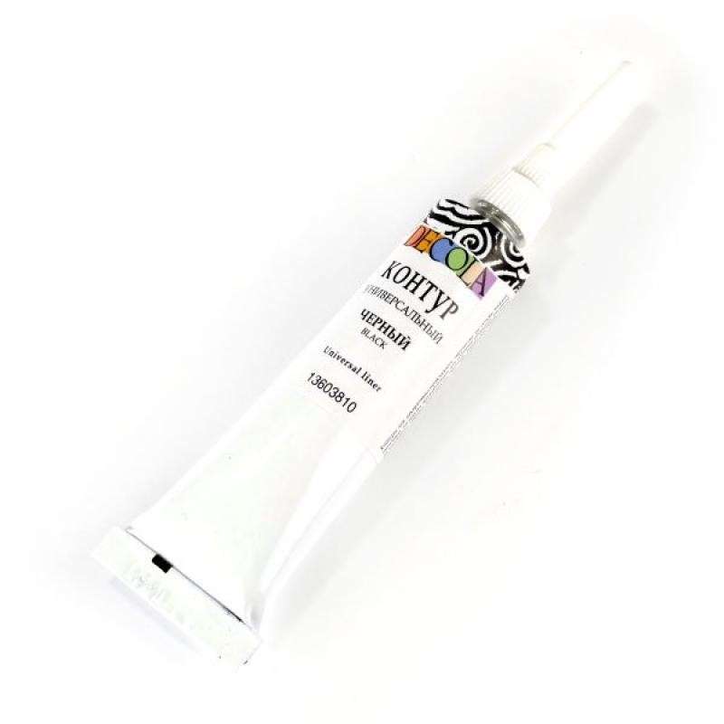 Universeller Kontur DECOLA schwarz, Tube 18ml