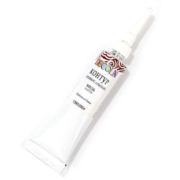 Decola Universal Contour Metallic Copper, 18ml Tube.