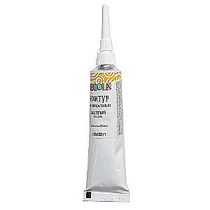 Uniwersalny kontur DECOLA, żółty, tuba 18ml