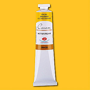 Ölfarbe - 46ml Mittelgelb