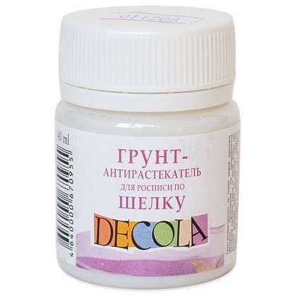 Grund-Anti-Lauffläche DECOLA für Seidenmalerei, Dose 50ml.