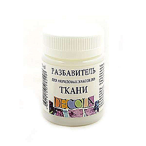 Rozcieńczalnik do farb do tkanin DECOLA, butelka 50ml